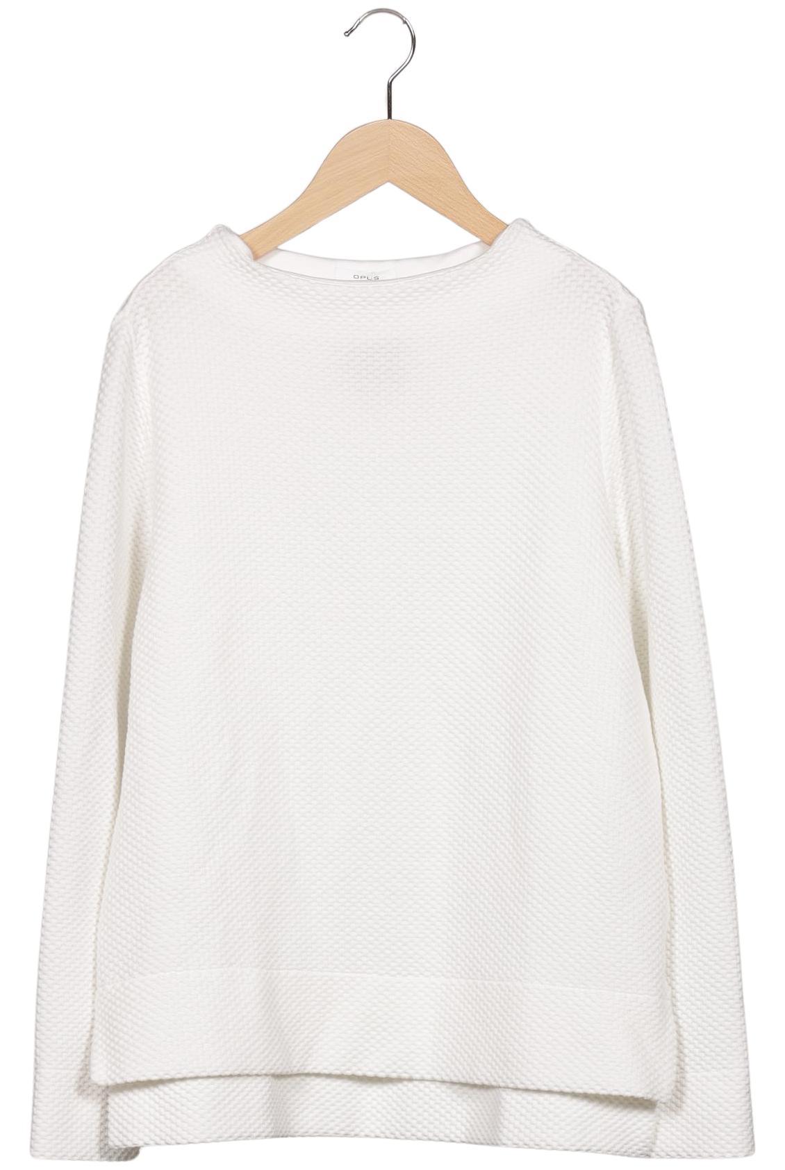 

Opus Damen Sweatshirt, weiß, Gr. 38