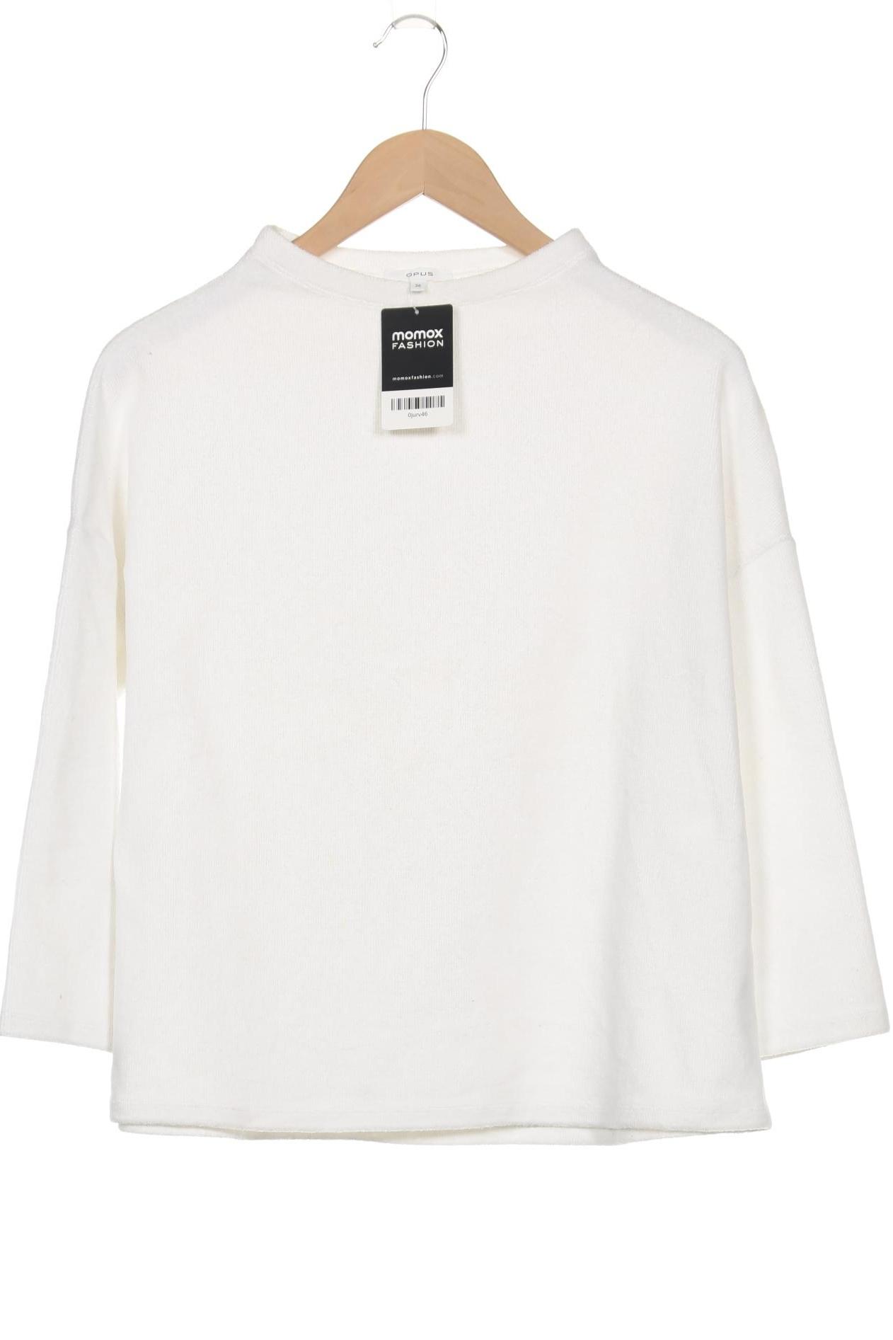 

Opus Damen Sweatshirt, weiß, Gr. 36