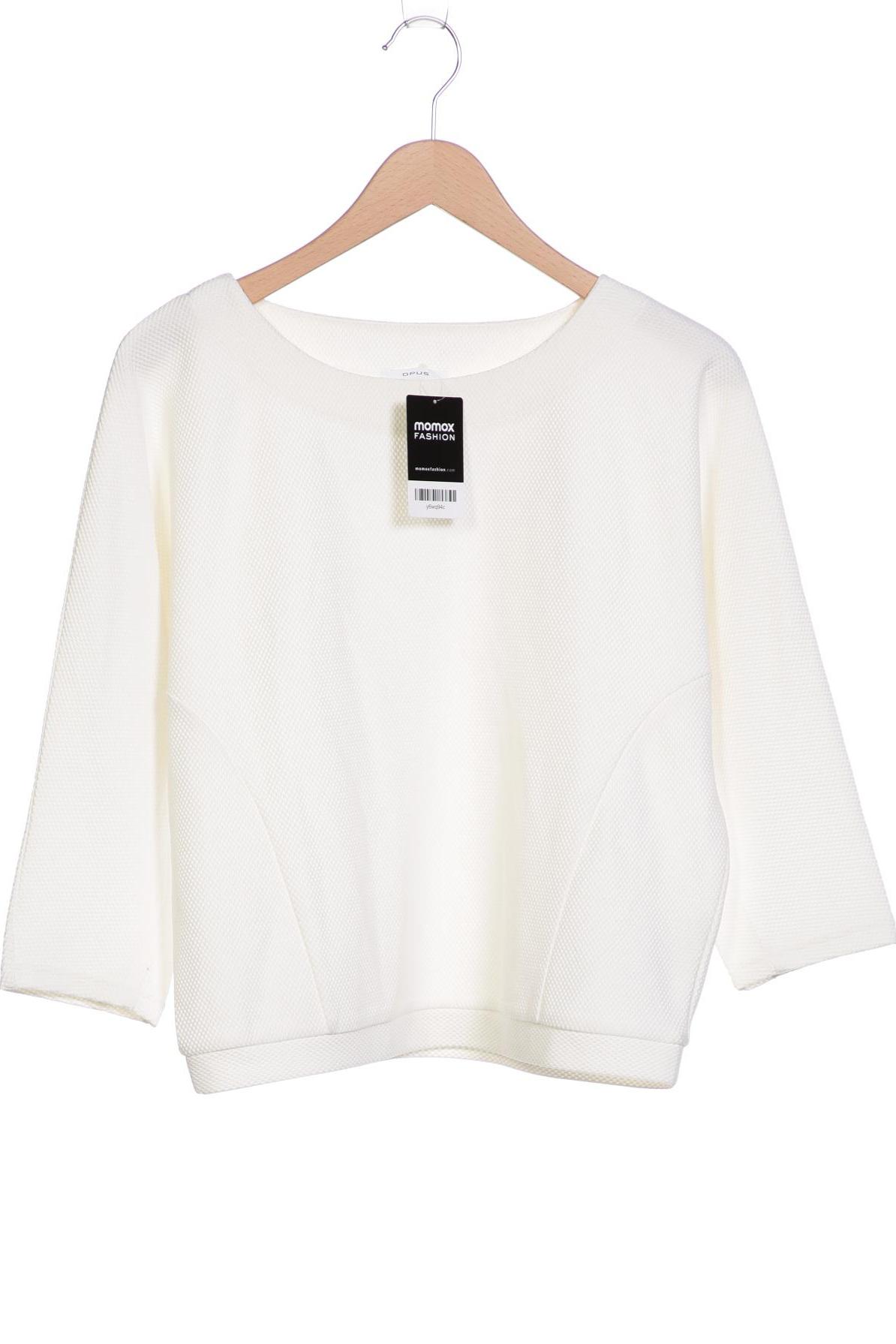 

Opus Damen Sweatshirt, weiß, Gr. 36