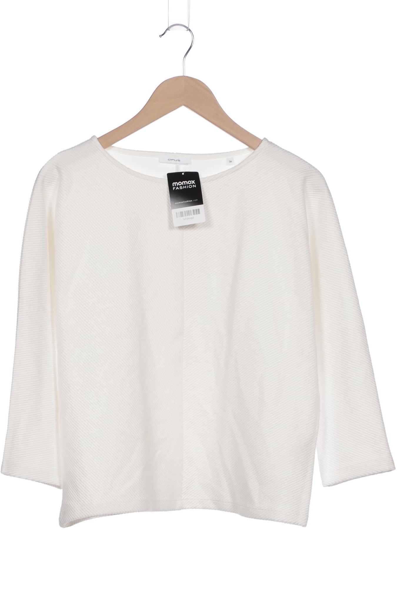 

Opus Damen Sweatshirt, weiß, Gr. 36