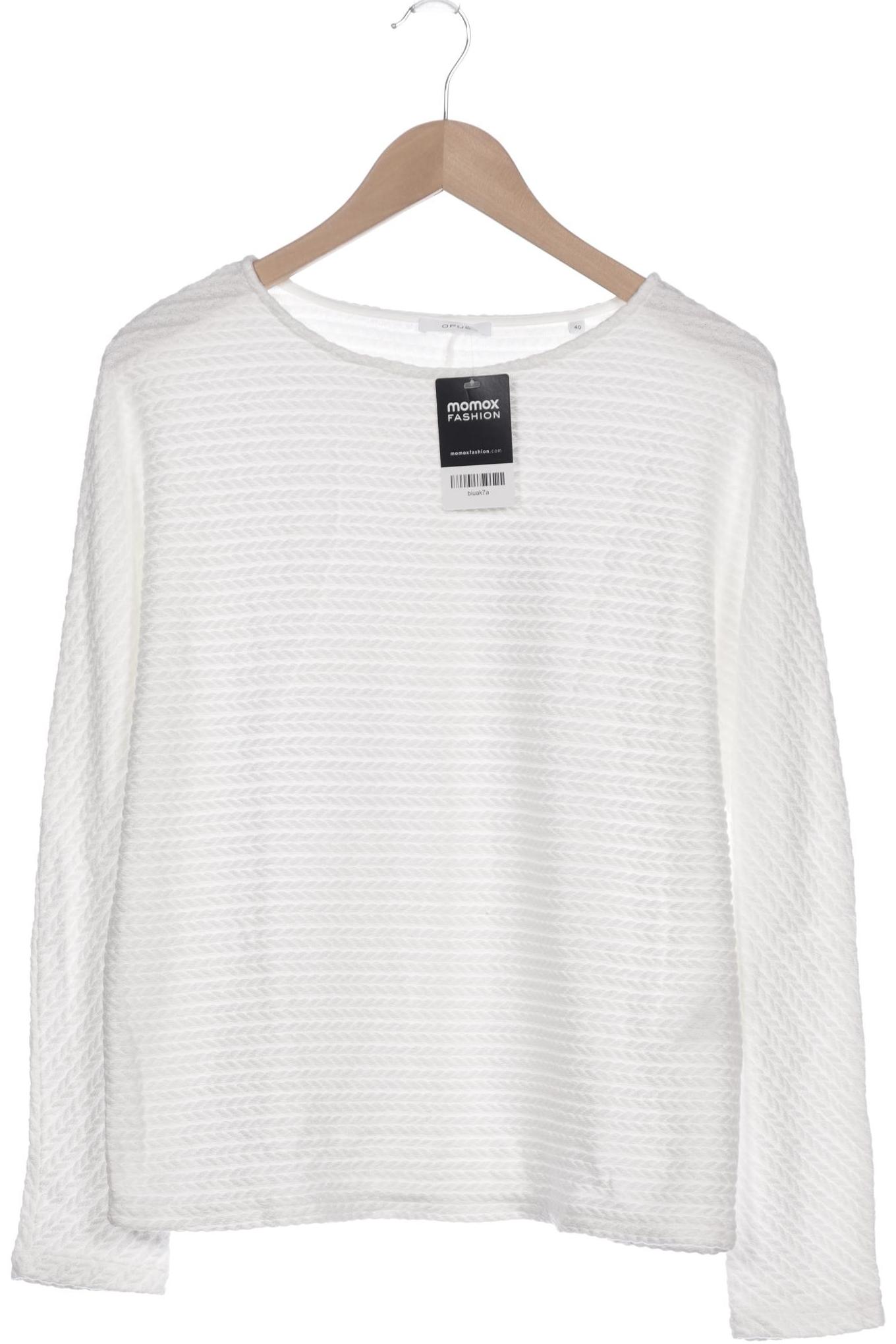 

Opus Damen Sweatshirt, weiß, Gr. 40
