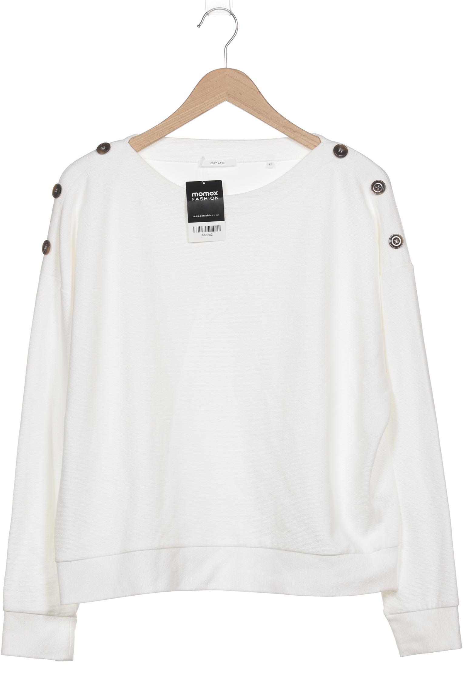 

Opus Damen Sweatshirt, weiß, Gr. 42