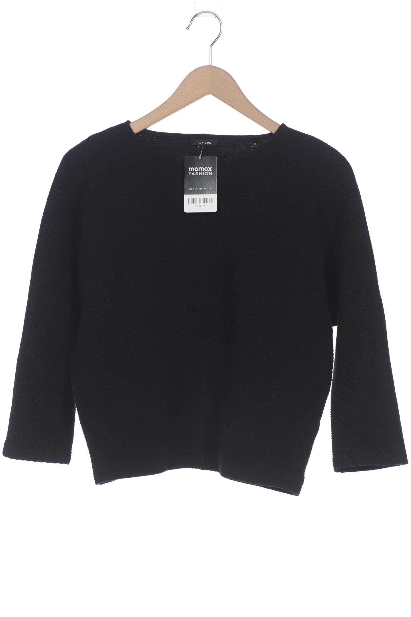 

Opus Damen Sweatshirt, schwarz, Gr. 36