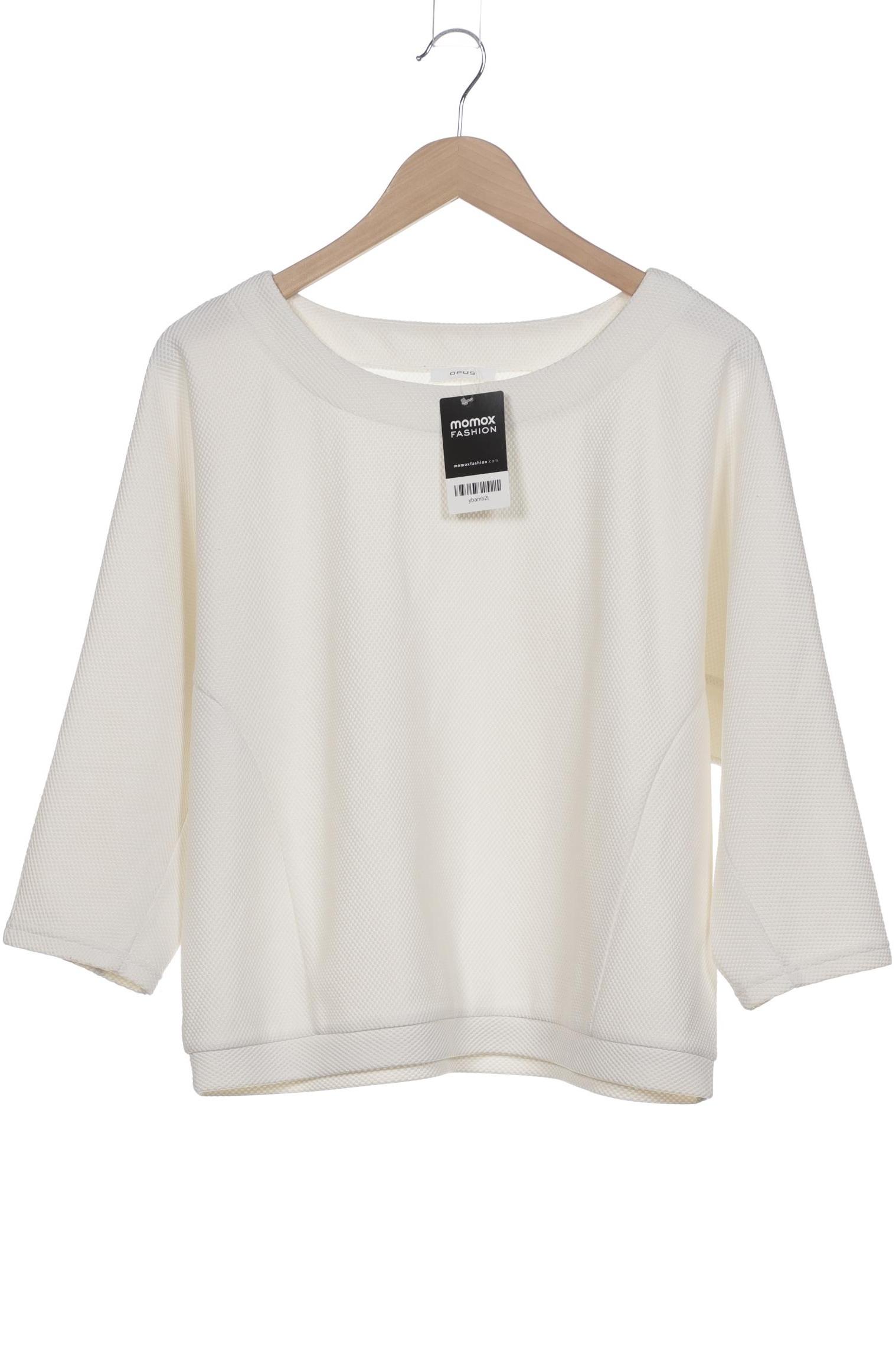 

Opus Damen Sweatshirt, weiß, Gr. 42