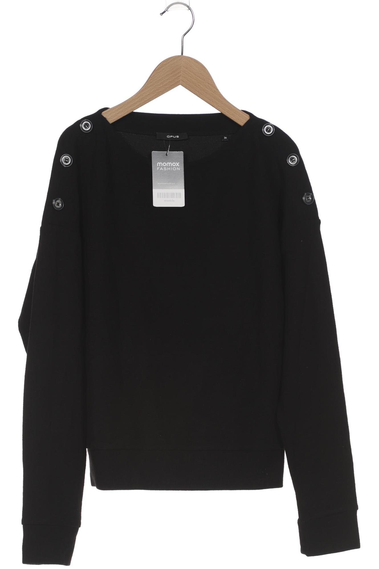 

Opus Damen Sweatshirt, schwarz, Gr. 36