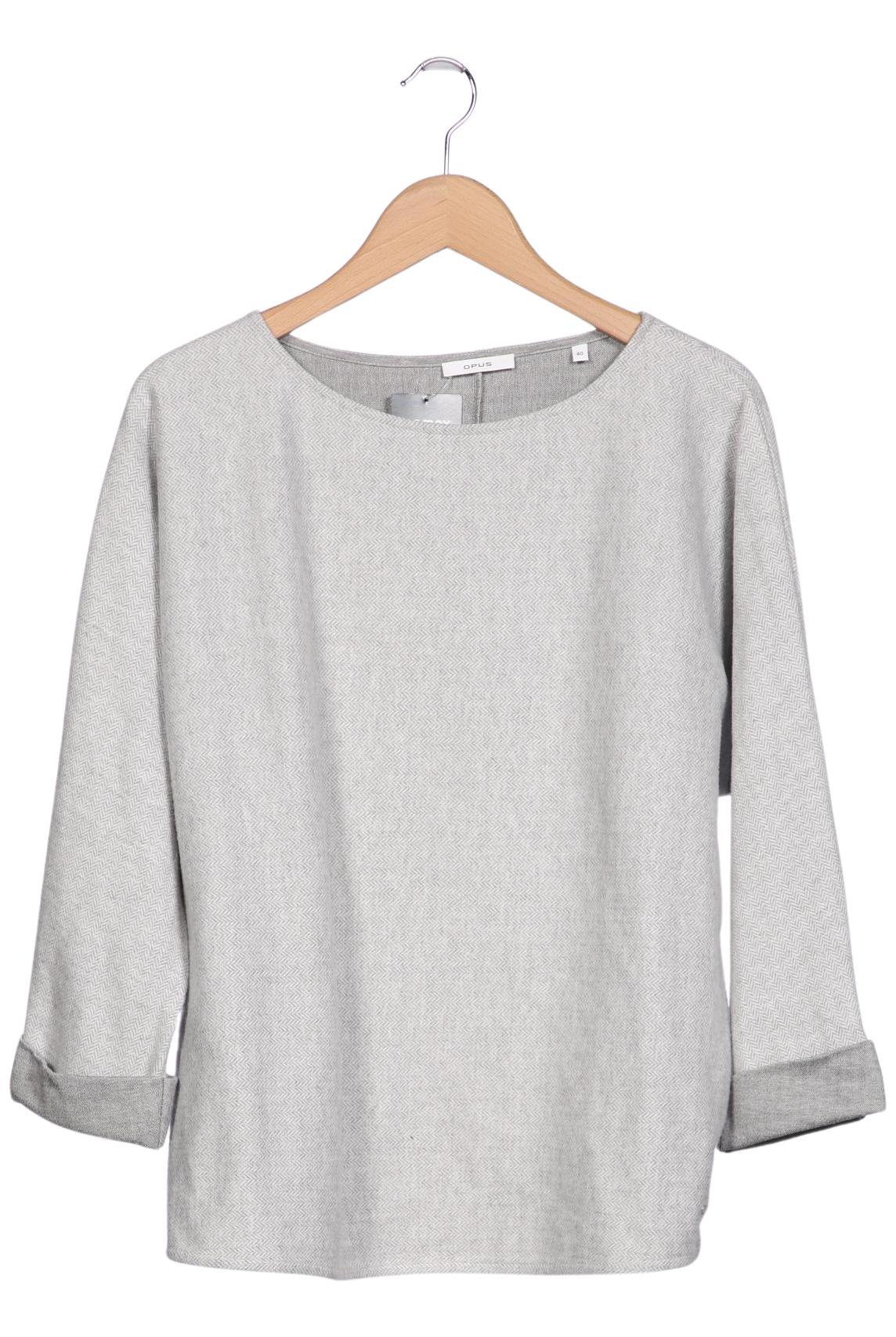 

Opus Damen Sweatshirt, grau, Gr. 40