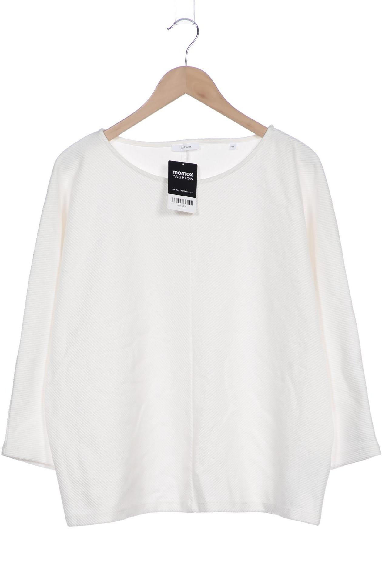 

Opus Damen Sweatshirt, weiß, Gr. 42