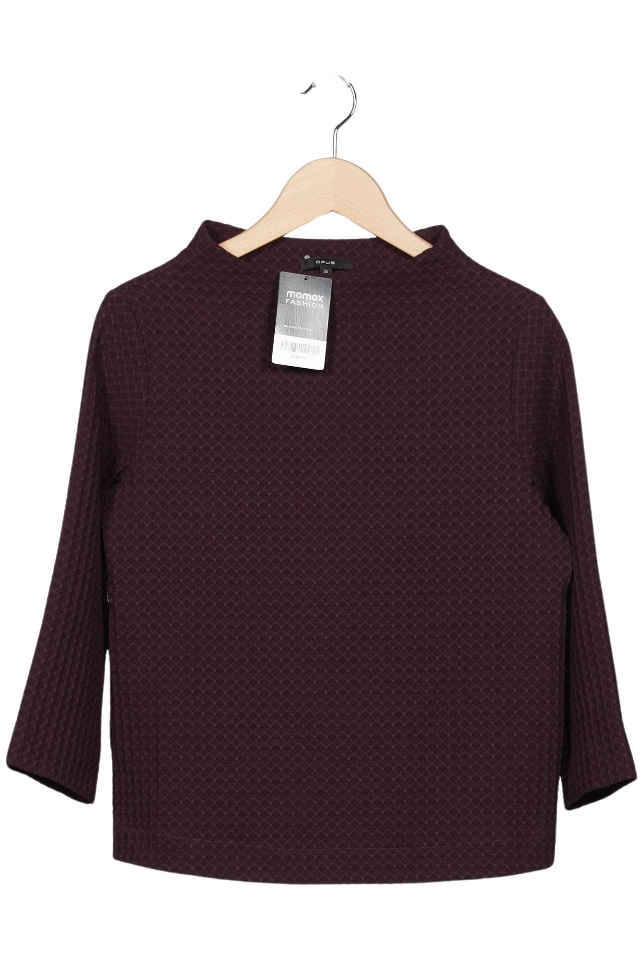 

Opus Damen Sweatshirt, bordeaux, Gr. 36