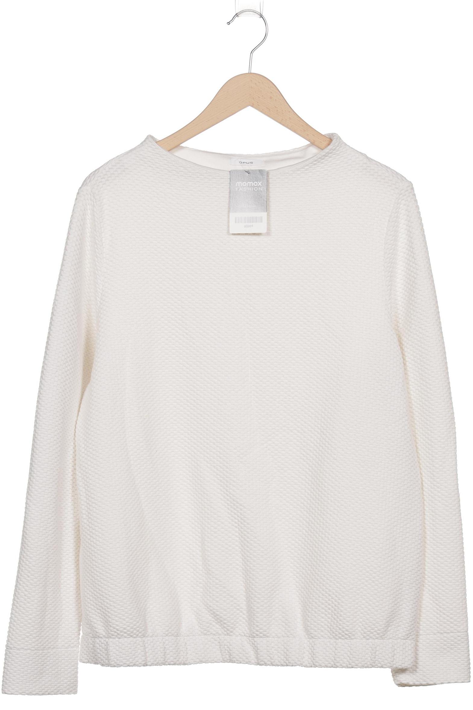 

Opus Damen Sweatshirt, weiß, Gr. 42