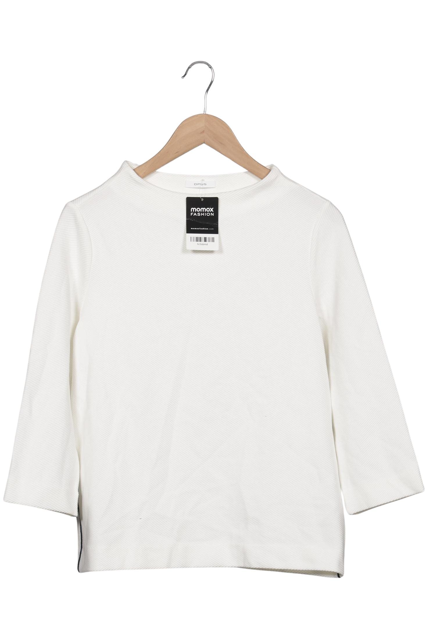 

Opus Damen Sweatshirt, weiß, Gr. 36