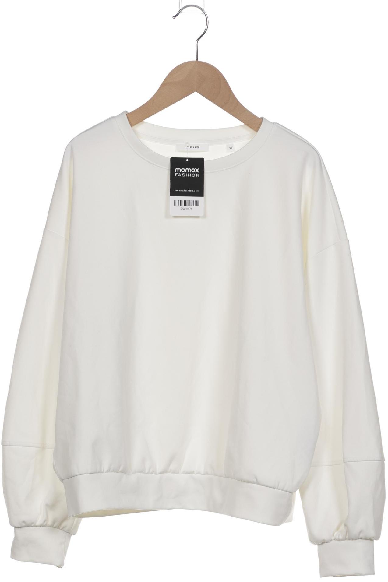 

Opus Damen Sweatshirt, weiß, Gr. 36