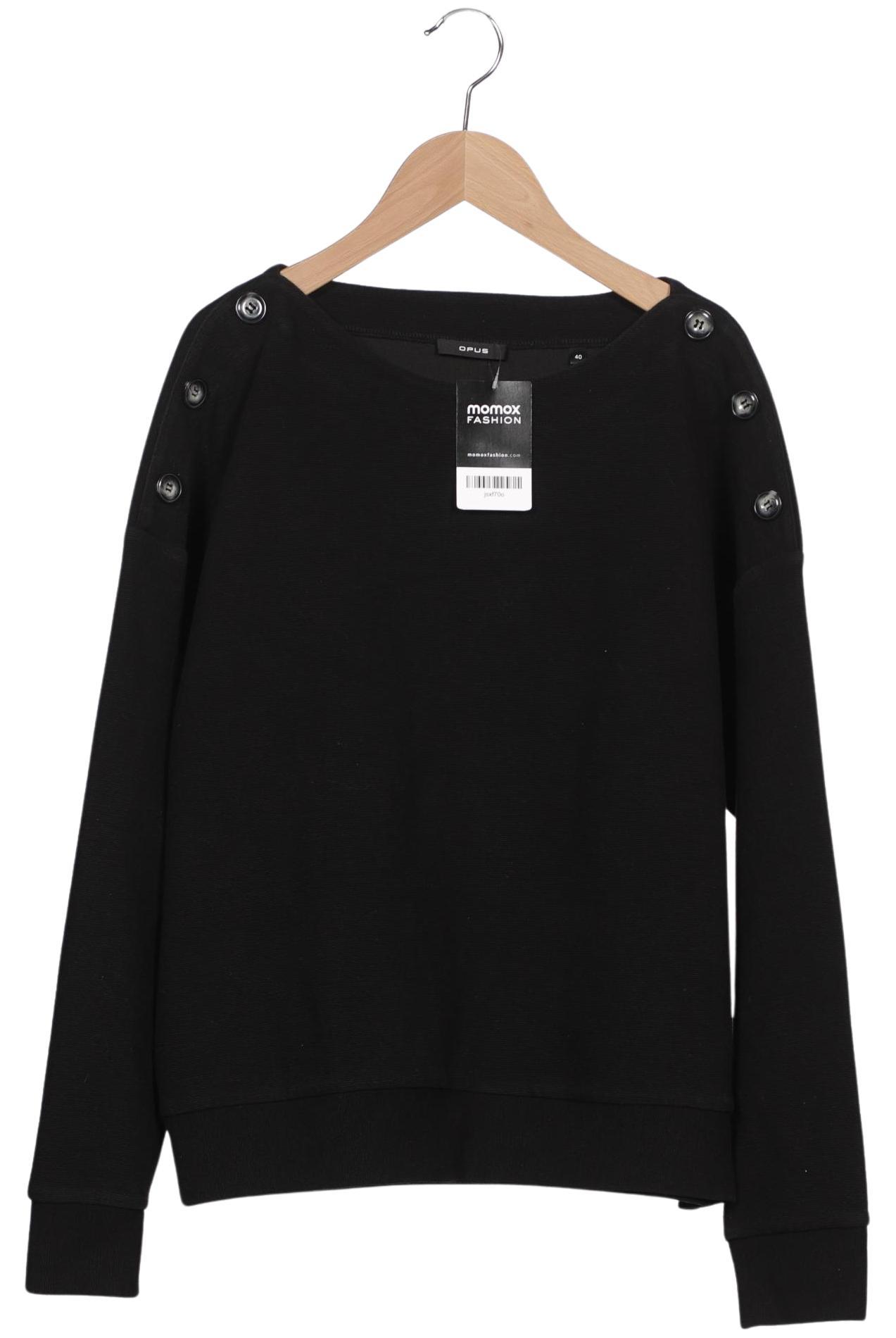 

Opus Damen Sweatshirt, schwarz, Gr. 40