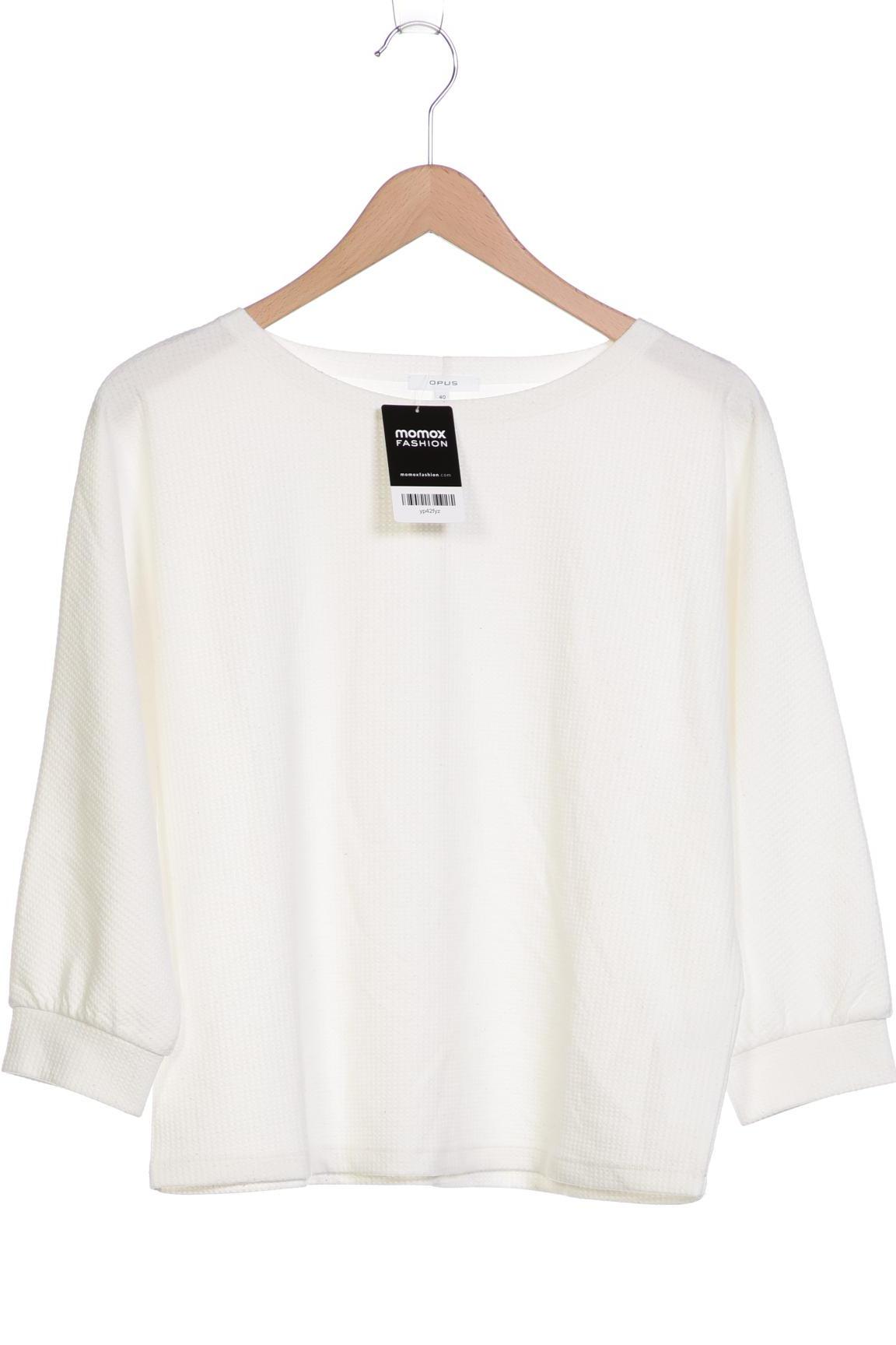 

Opus Damen Sweatshirt, weiß, Gr. 40