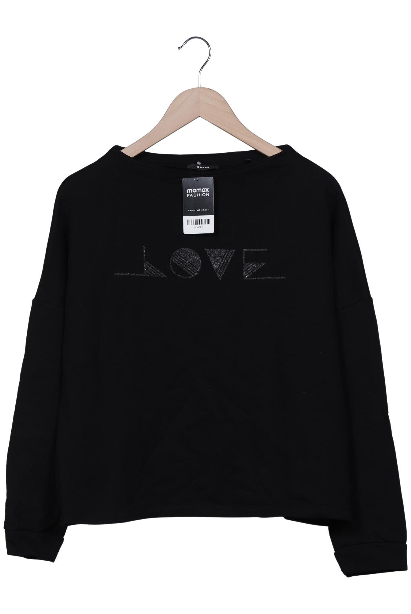 

Opus Damen Sweatshirt, schwarz, Gr. 40