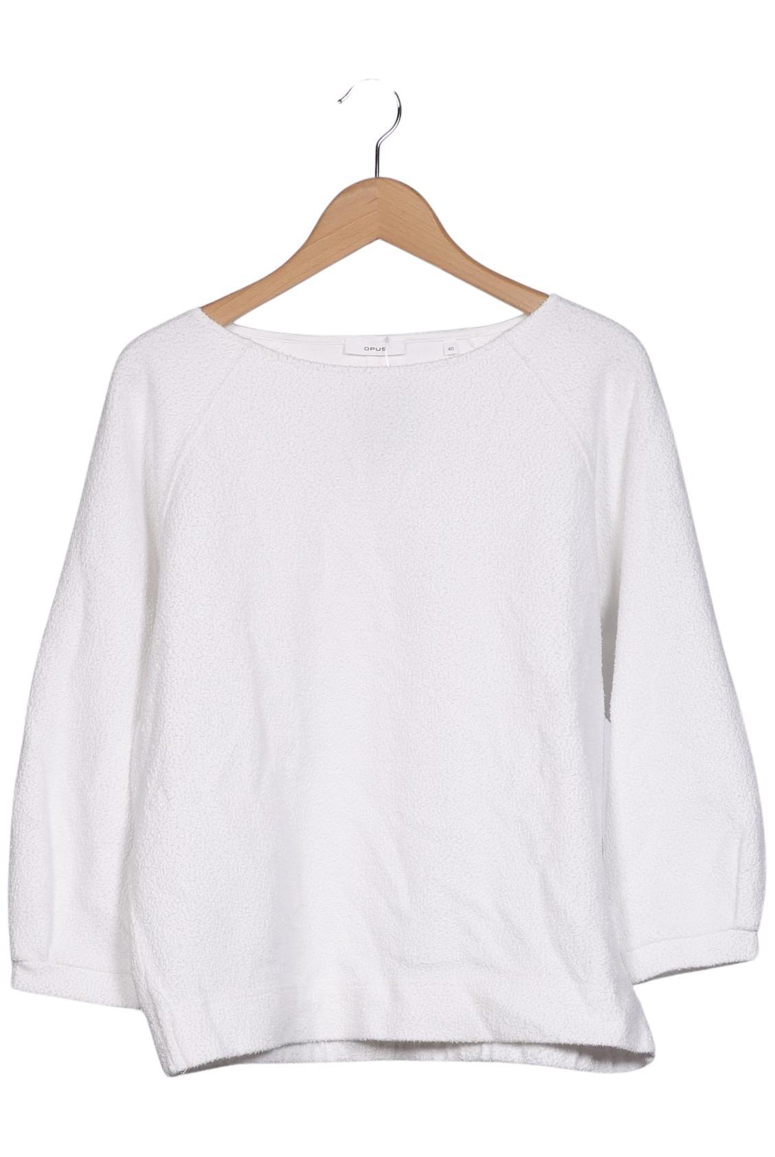 

Opus Damen Sweatshirt, weiß, Gr. 40