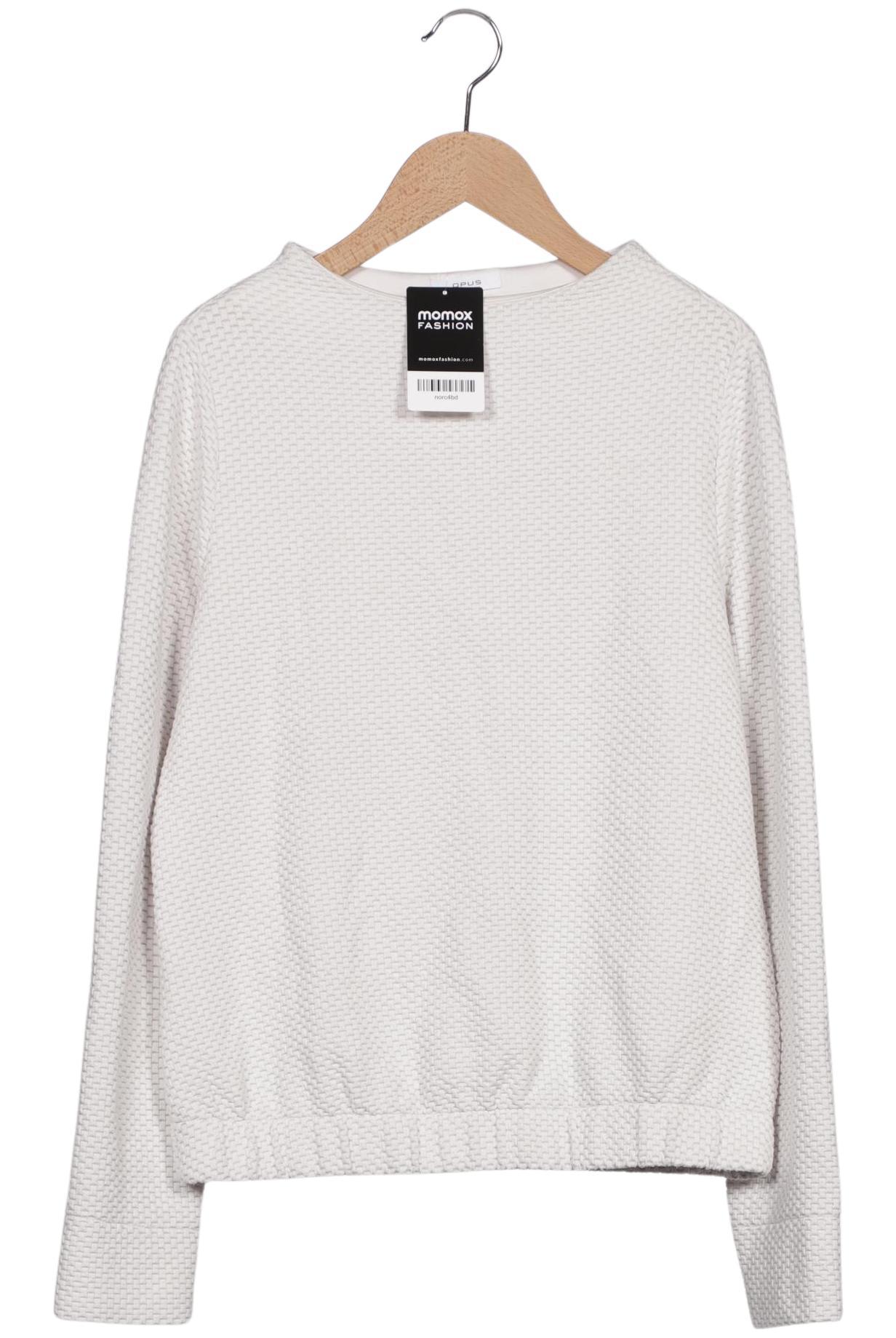 

Opus Damen Sweatshirt, weiß, Gr. 36