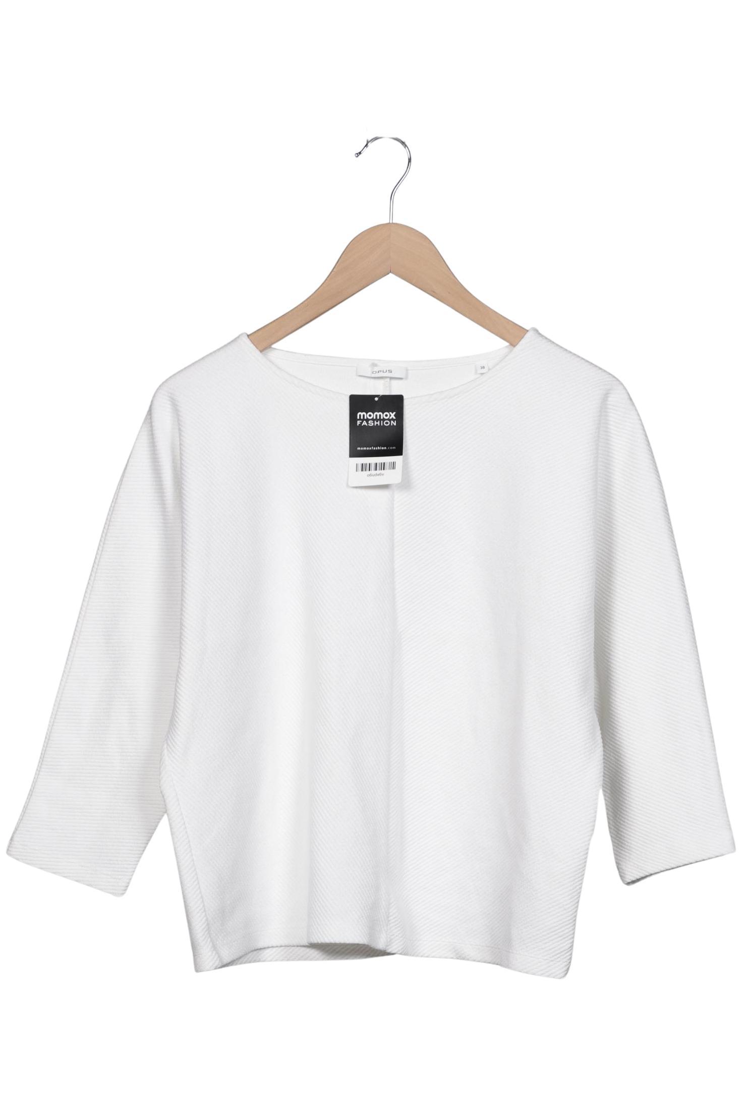 

Opus Damen Sweatshirt, weiß, Gr. 38