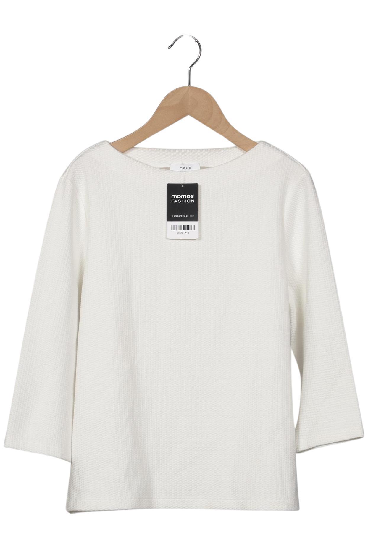 

Opus Damen Sweatshirt, weiß, Gr. 36