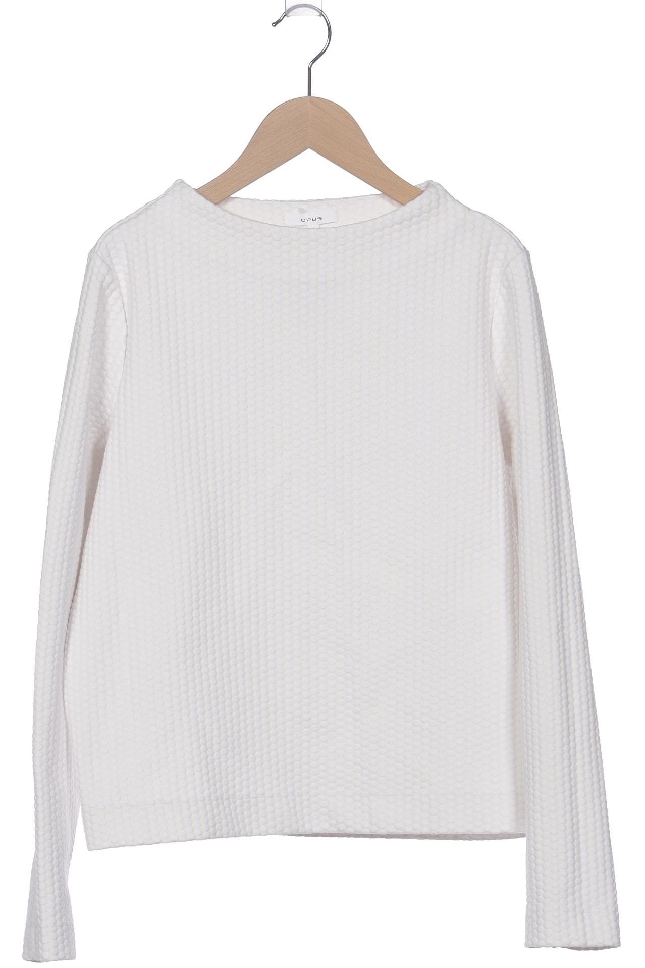

Opus Damen Sweatshirt, weiß, Gr. 36