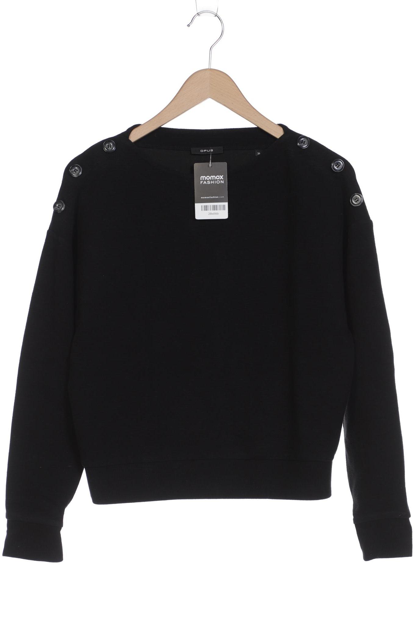 

Opus Damen Sweatshirt, schwarz, Gr. 36