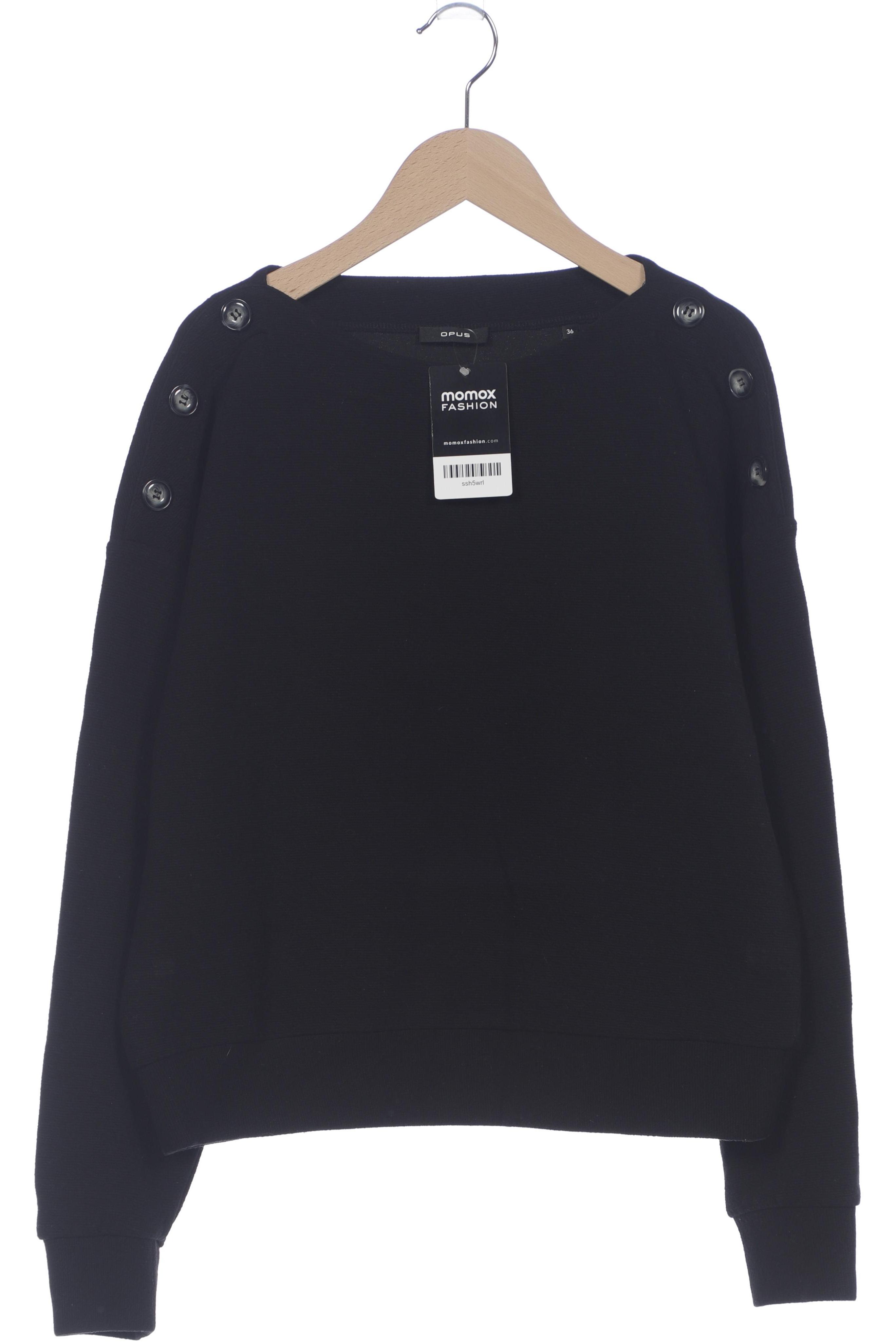 

Opus Damen Sweatshirt, schwarz, Gr. 36