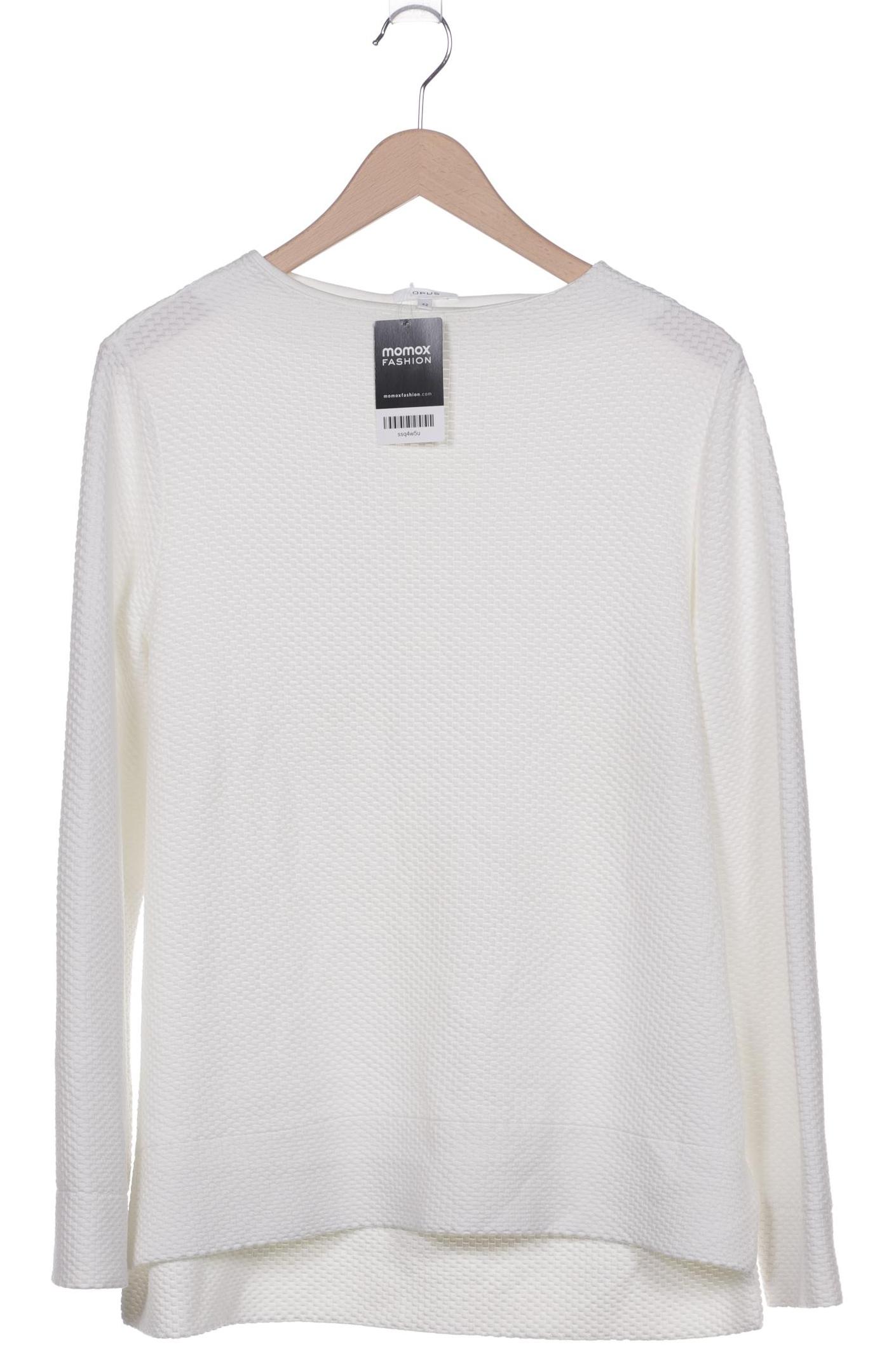 

Opus Damen Sweatshirt, weiß, Gr. 42