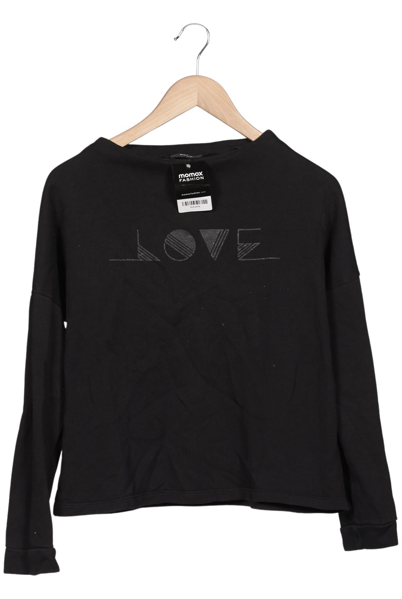 

Opus Damen Sweatshirt, schwarz, Gr. 38