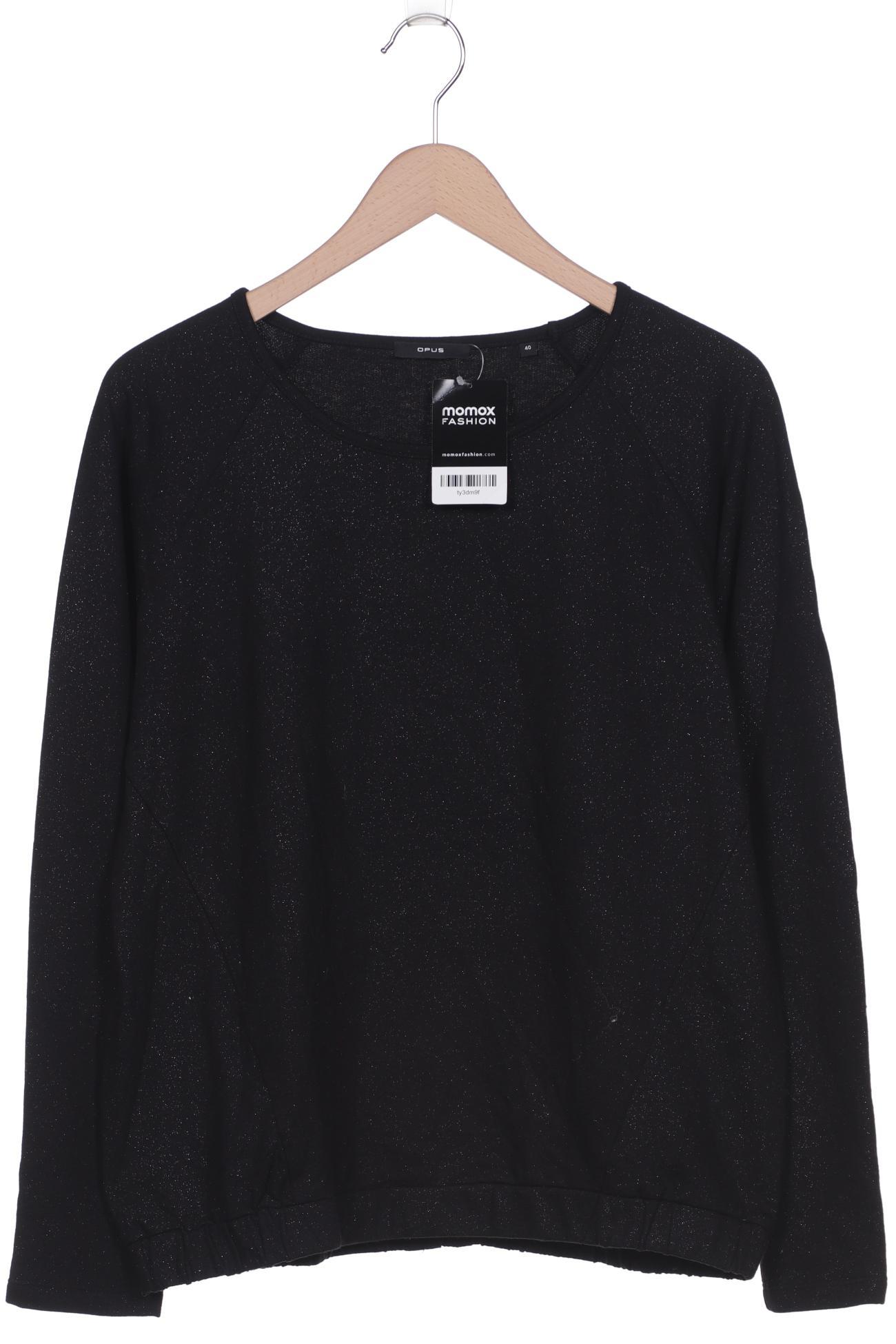 

Opus Damen Sweatshirt, schwarz