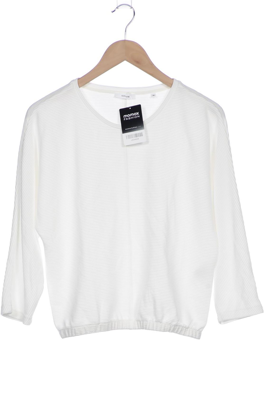 

Opus Damen Sweatshirt, weiß, Gr. 36