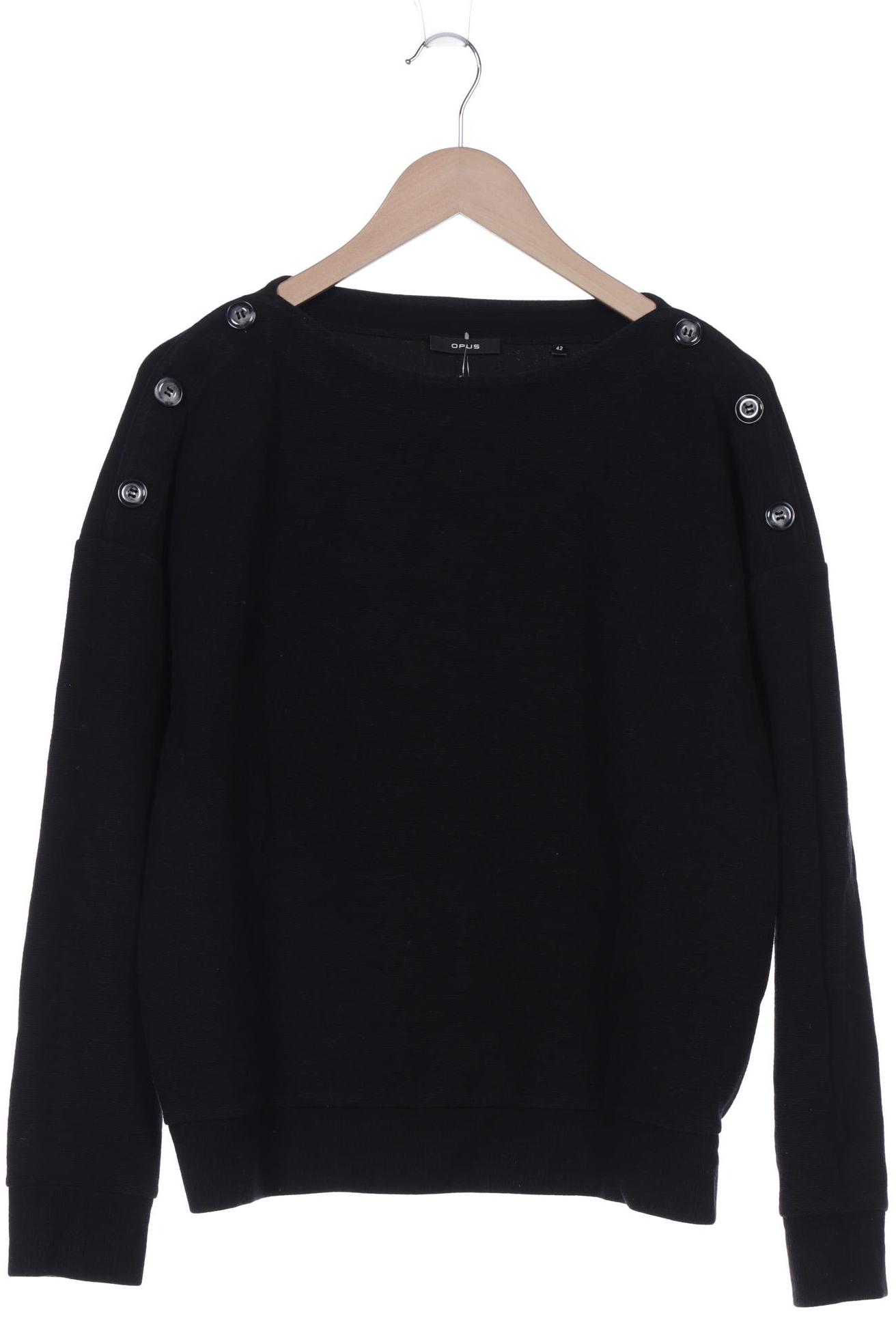 

Opus Damen Sweatshirt, schwarz, Gr. 42
