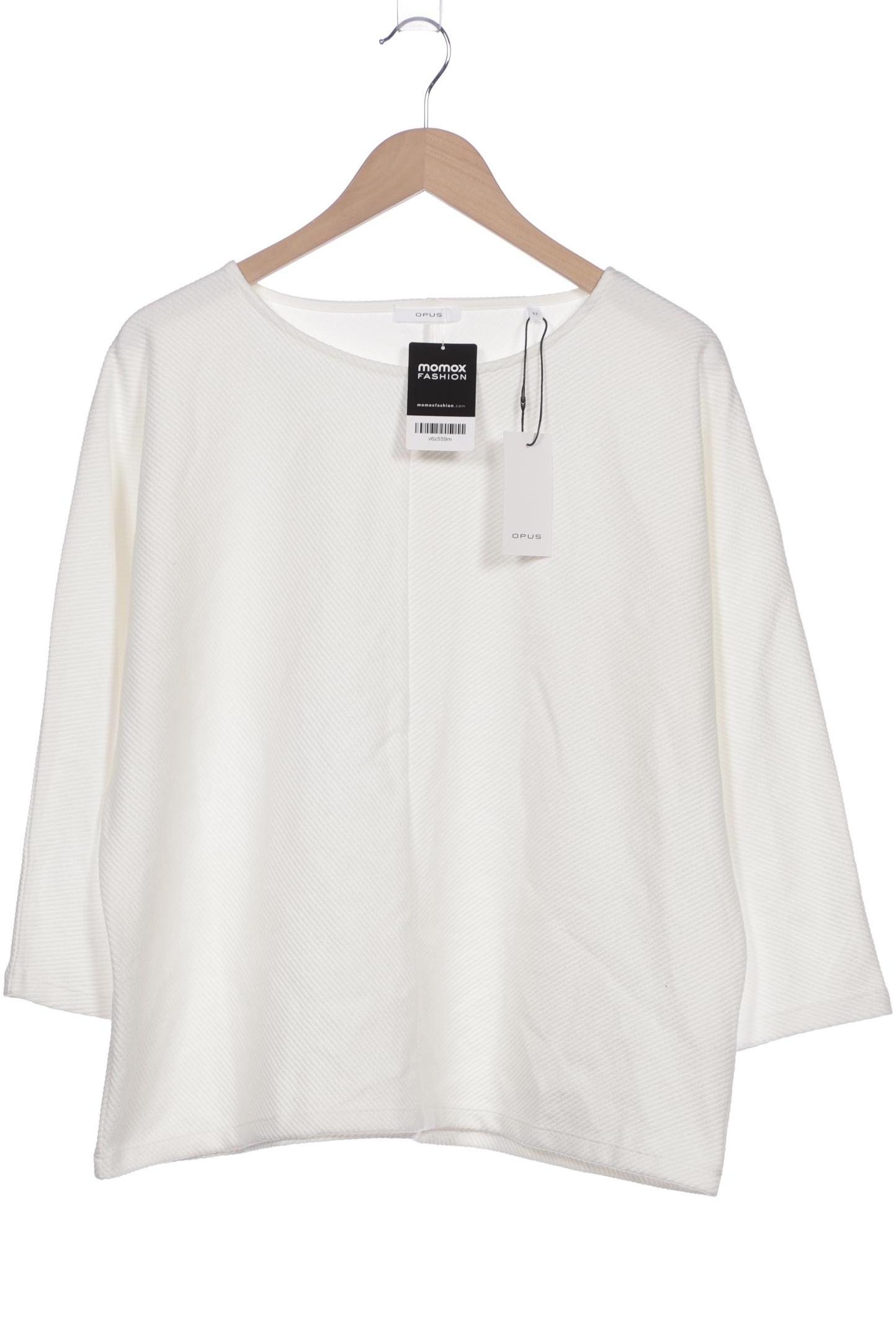

Opus Damen Sweatshirt, weiß, Gr. 42