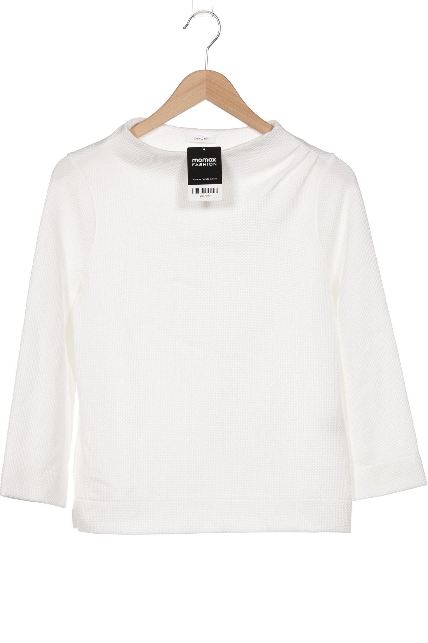 

Opus Damen Sweatshirt, weiß, Gr. 36