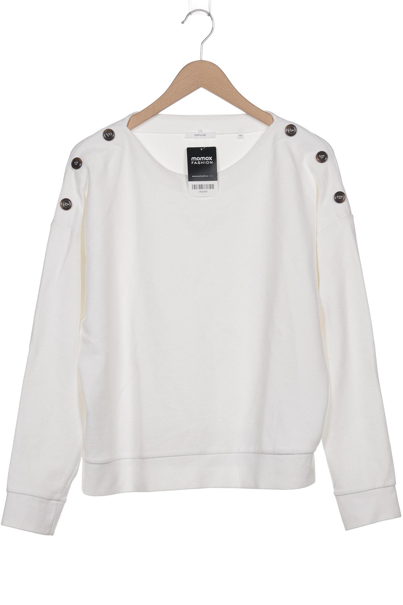 

Opus Damen Sweatshirt, weiß, Gr. 42