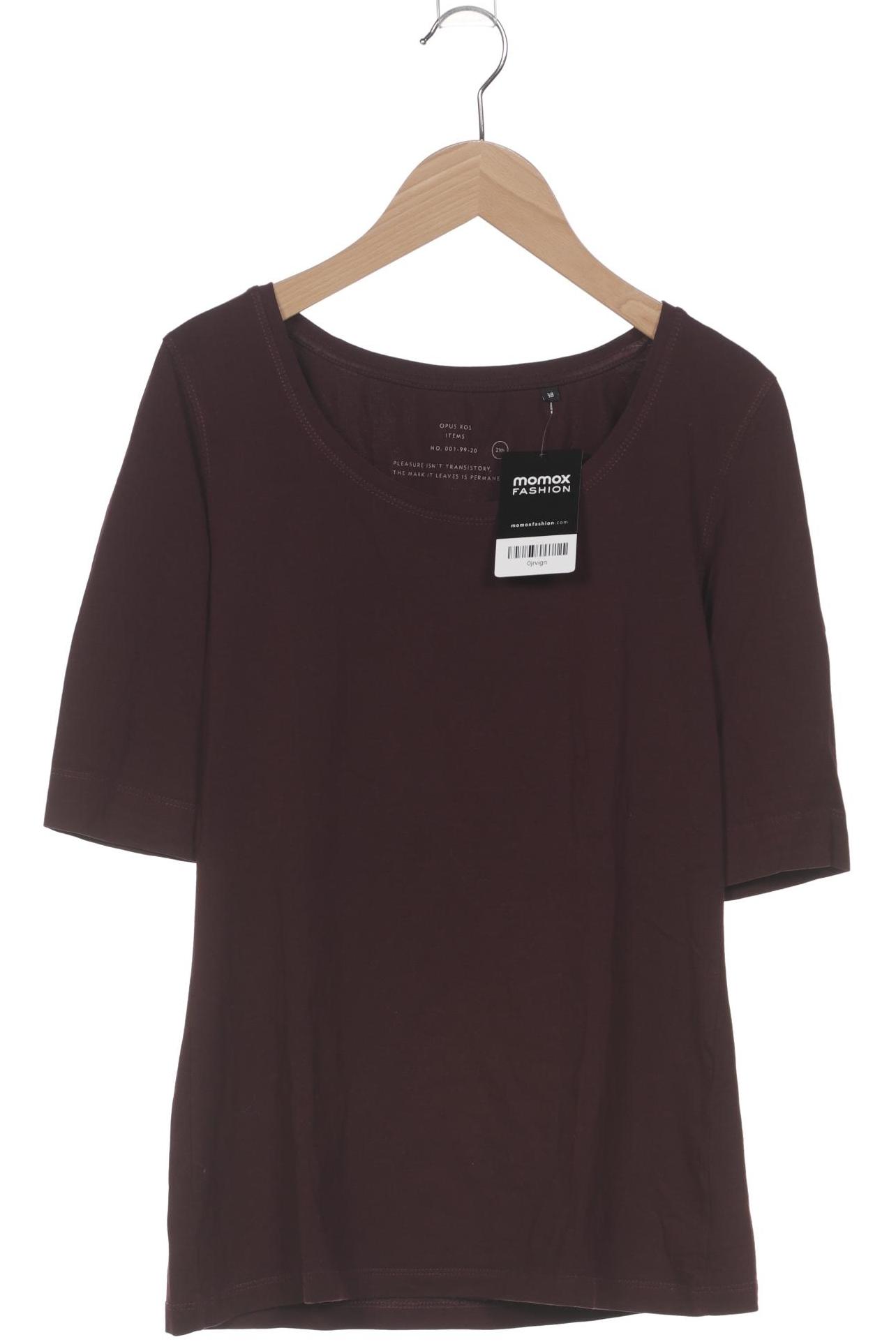

Opus Damen T-Shirt, bordeaux, Gr. 38