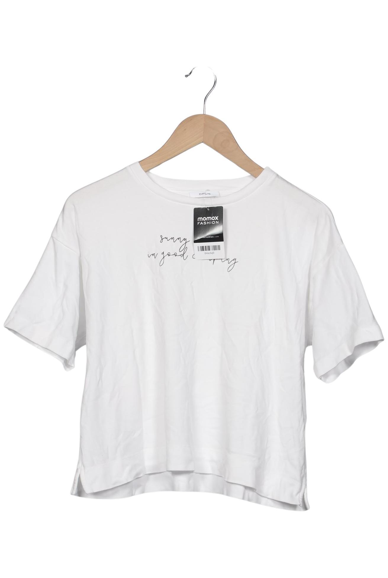 

Opus Damen T-Shirt, weiß, Gr. 36
