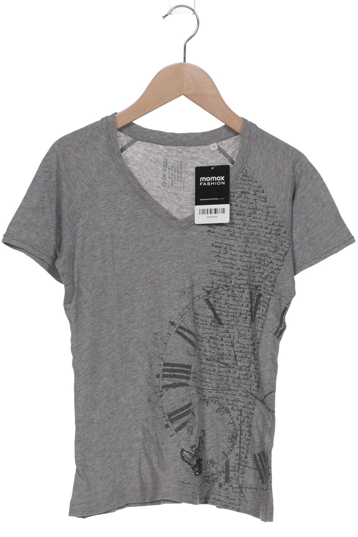 

Opus Damen T-Shirt, grau, Gr. 36