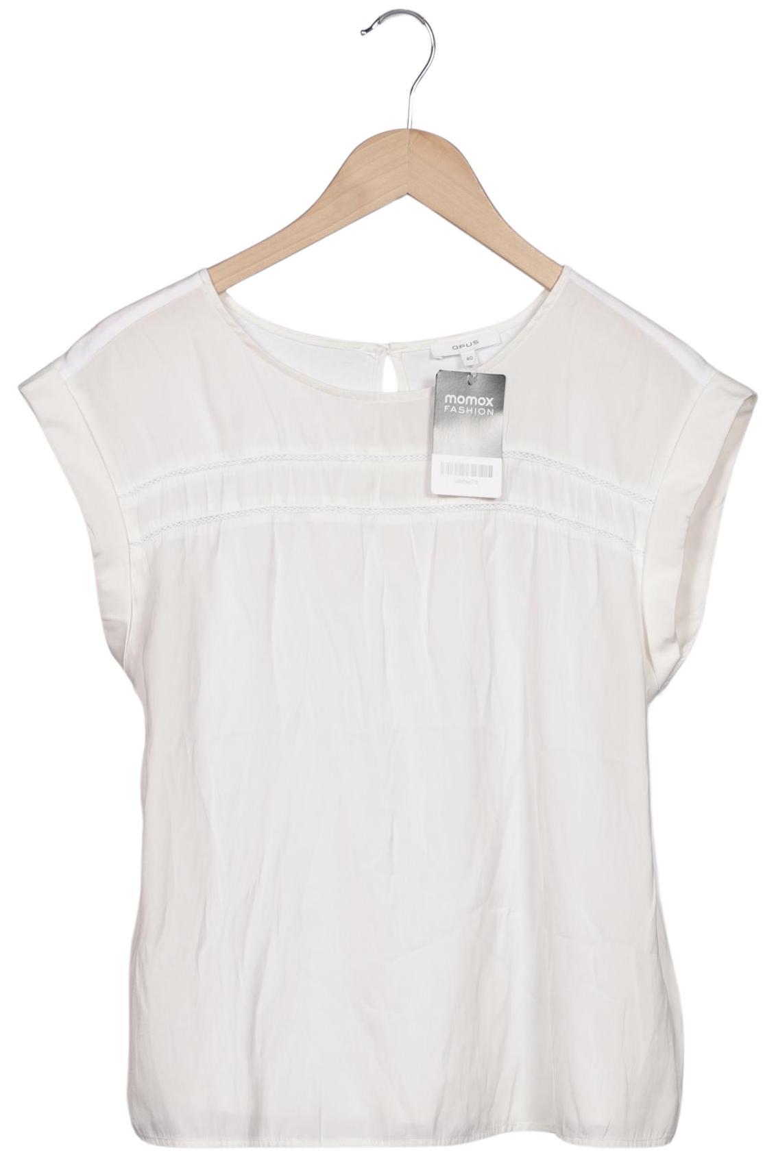 

Opus Damen T-Shirt, weiß, Gr. 40