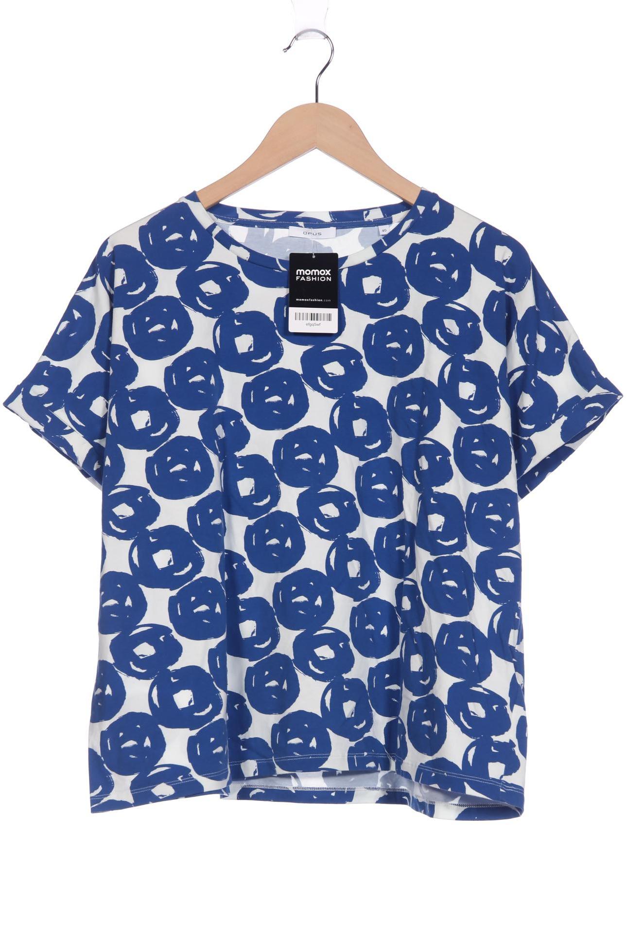 

Opus Damen T-Shirt, blau, Gr. 40