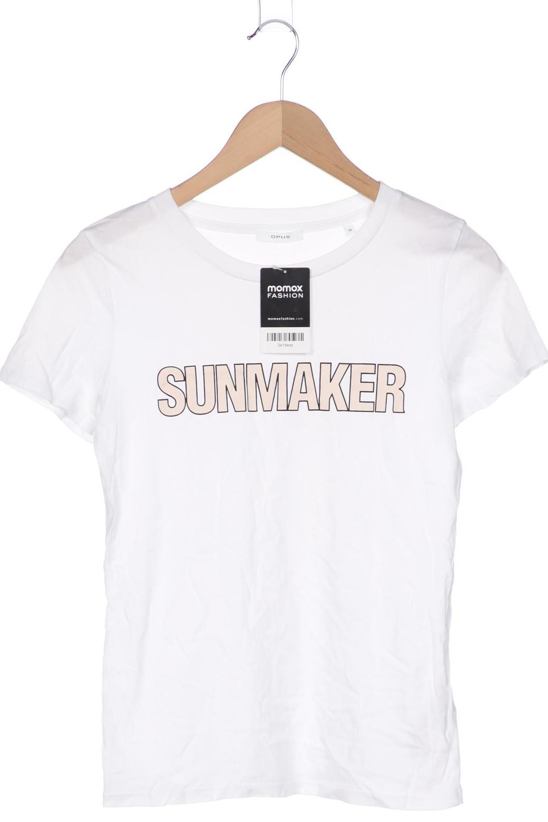 

Opus Damen T-Shirt, weiß, Gr. 36