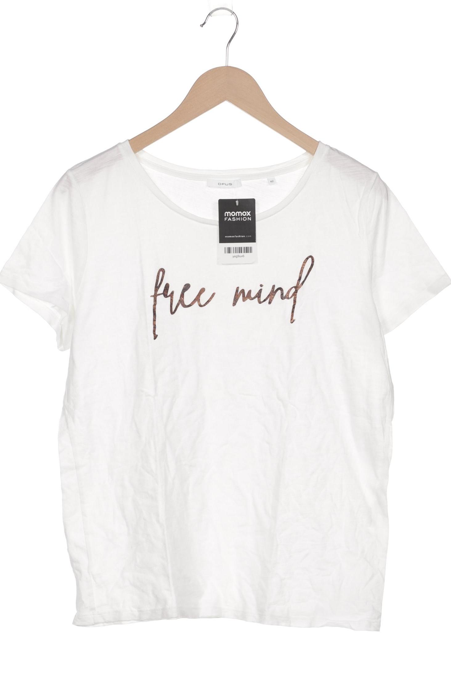 

Opus Damen T-Shirt, weiß, Gr. 42