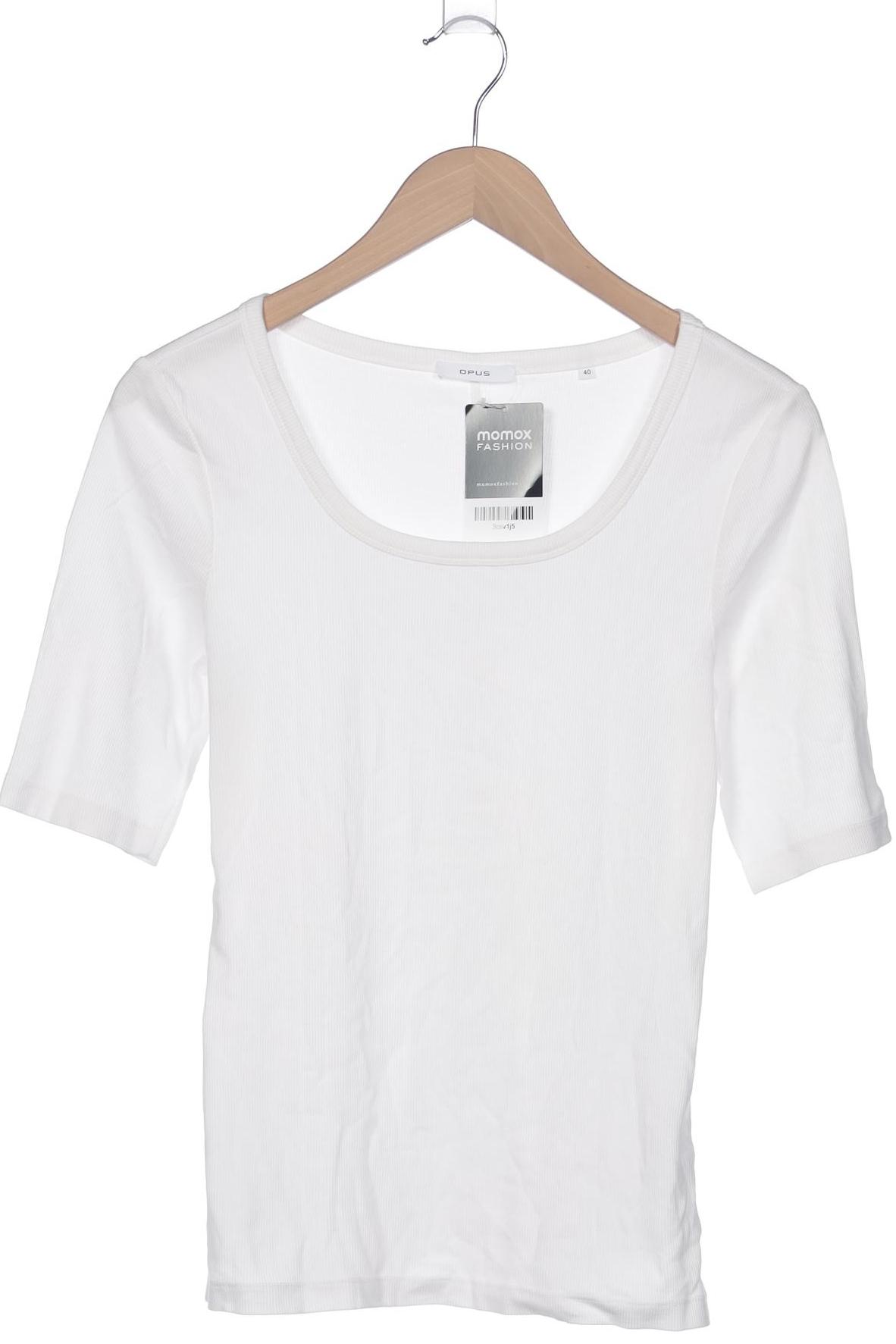 

Opus Damen T-Shirt, weiß, Gr. 40