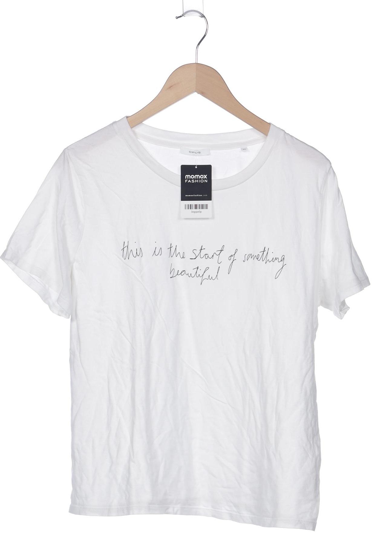 

Opus Damen T-Shirt, weiß, Gr. 44