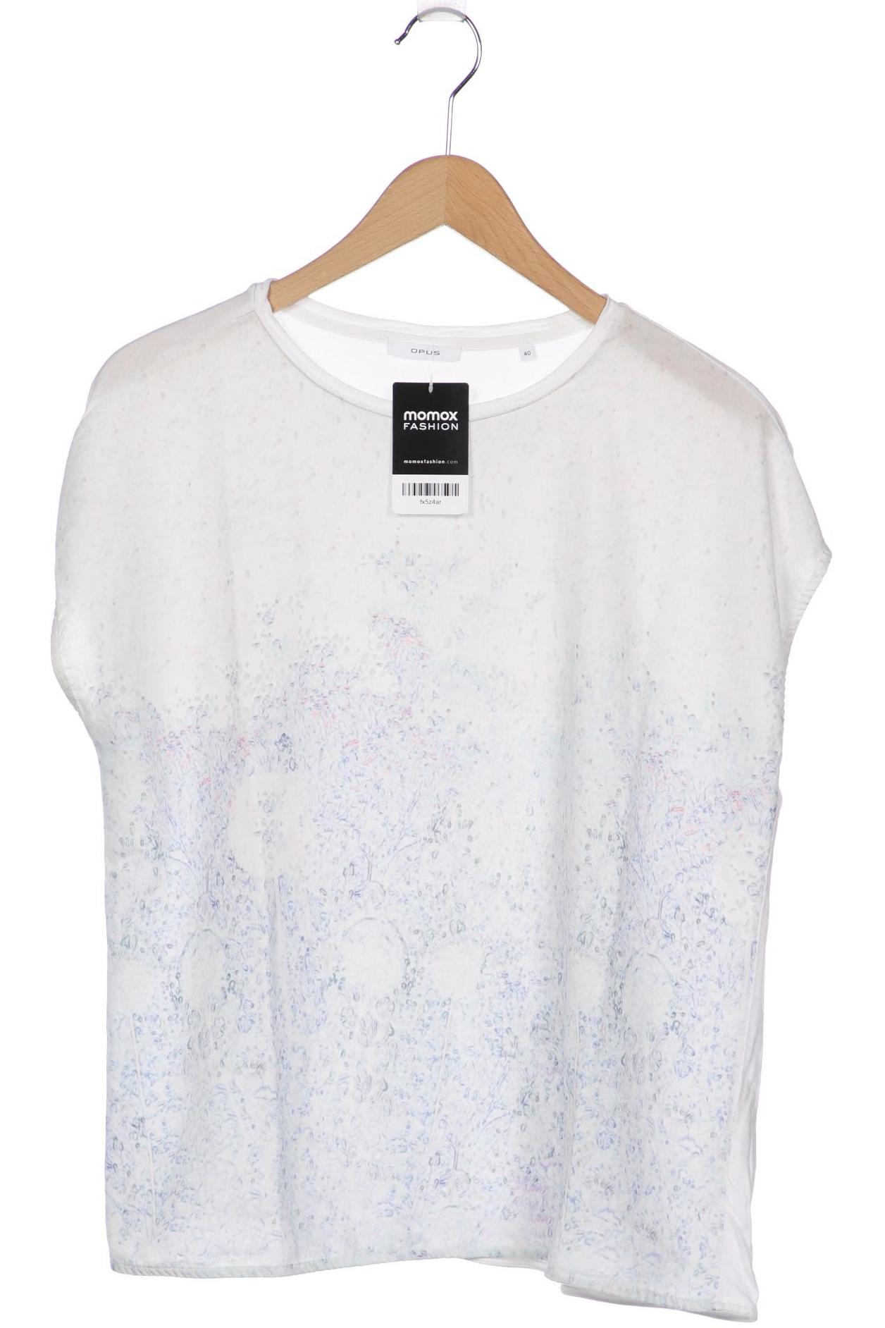 

Opus Damen T-Shirt, weiß, Gr. 40