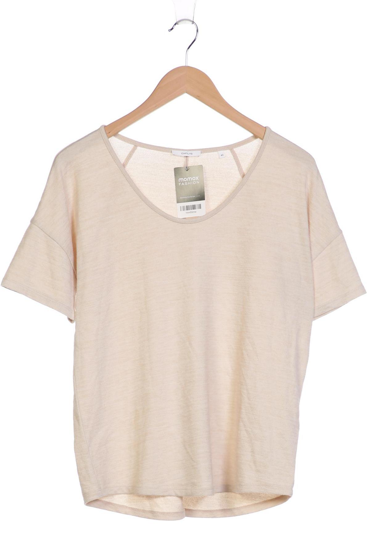 

Opus Damen T-Shirt, beige, Gr. 40