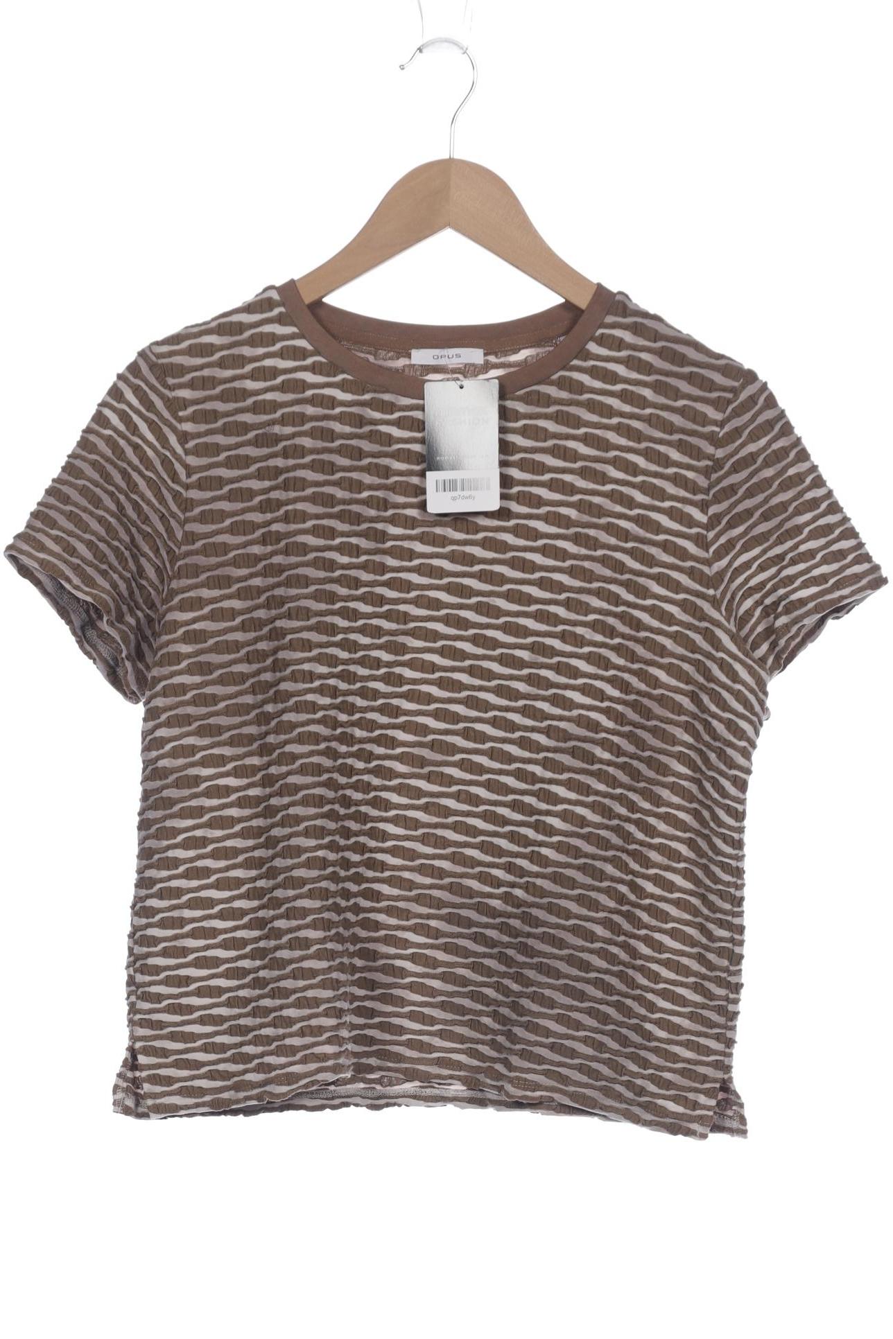 

Opus Damen T-Shirt, braun, Gr. 40