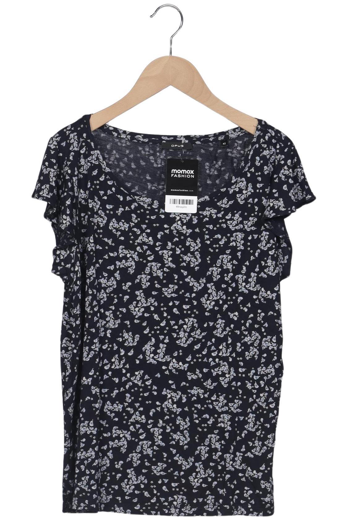 

Opus Damen T-Shirt, marineblau, Gr. 42