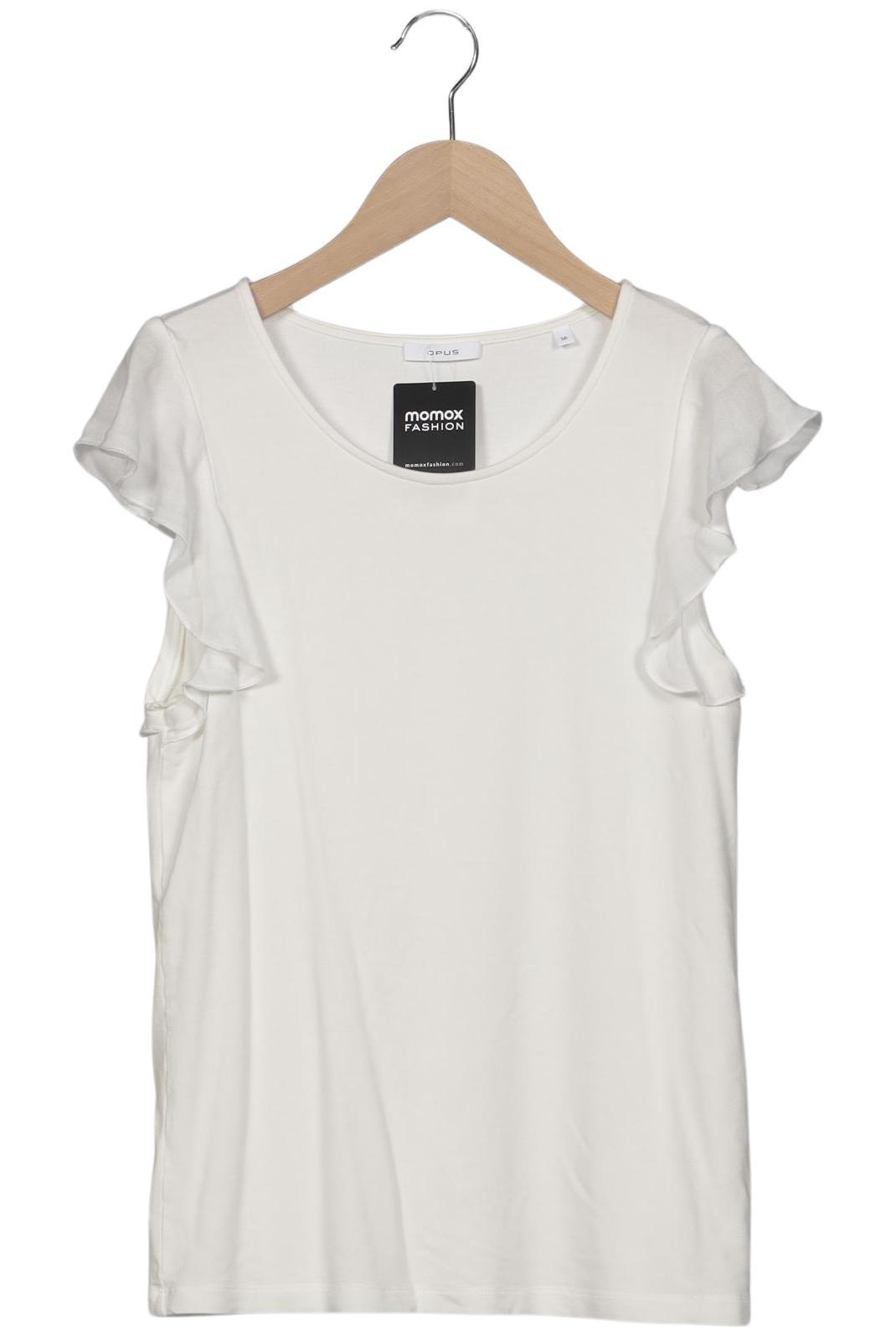 

Opus Damen T-Shirt, weiß, Gr. 36