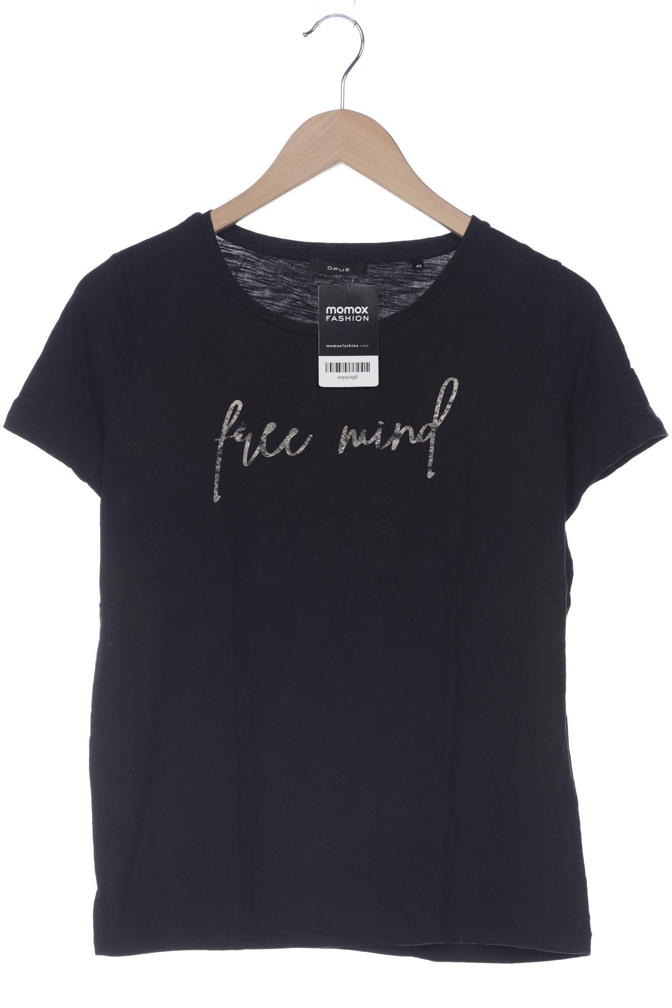 

Opus Damen T-Shirt, schwarz, Gr. 40