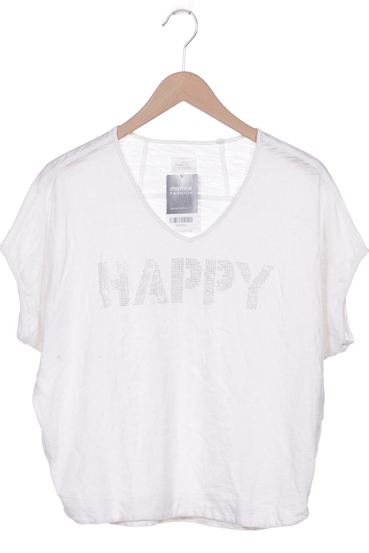 

Opus Damen T-Shirt, weiß, Gr. 40