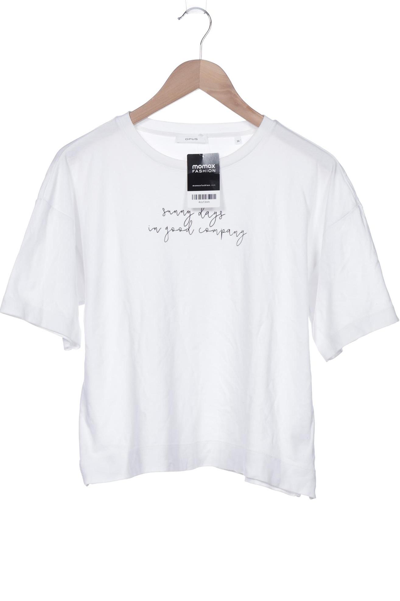 

Opus Damen T-Shirt, weiß, Gr. 36